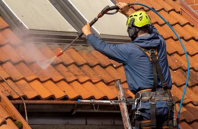 Démoussage et hydrofuge de toiture à Sérent